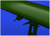Eduard 648723 A6M2 cannon barrels &amp; cockpit guns PRINT EDUARD 1/48